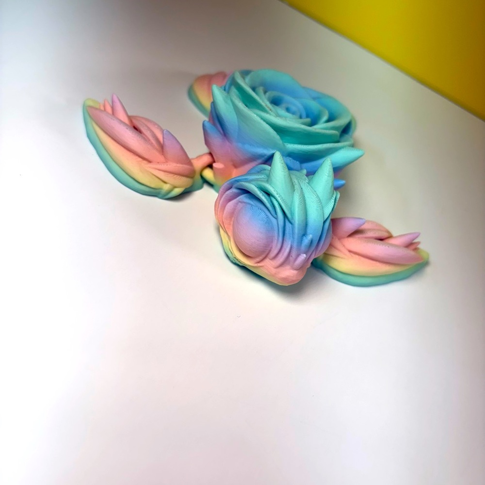 3D printed rose turtle